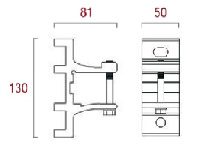 Consola de fixare a copertinei